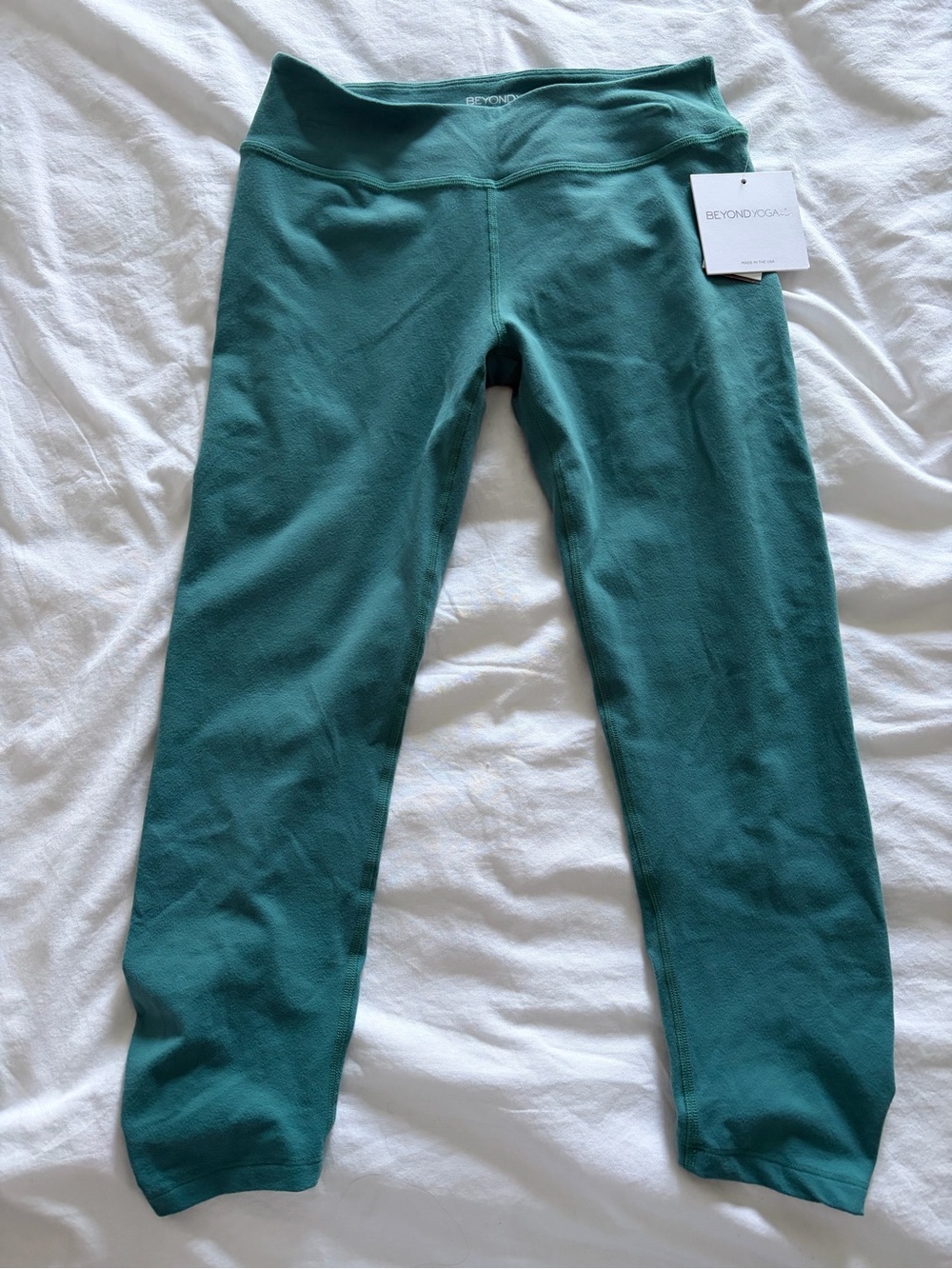 Beyond Yoga Teal Green High-Rise Leggings